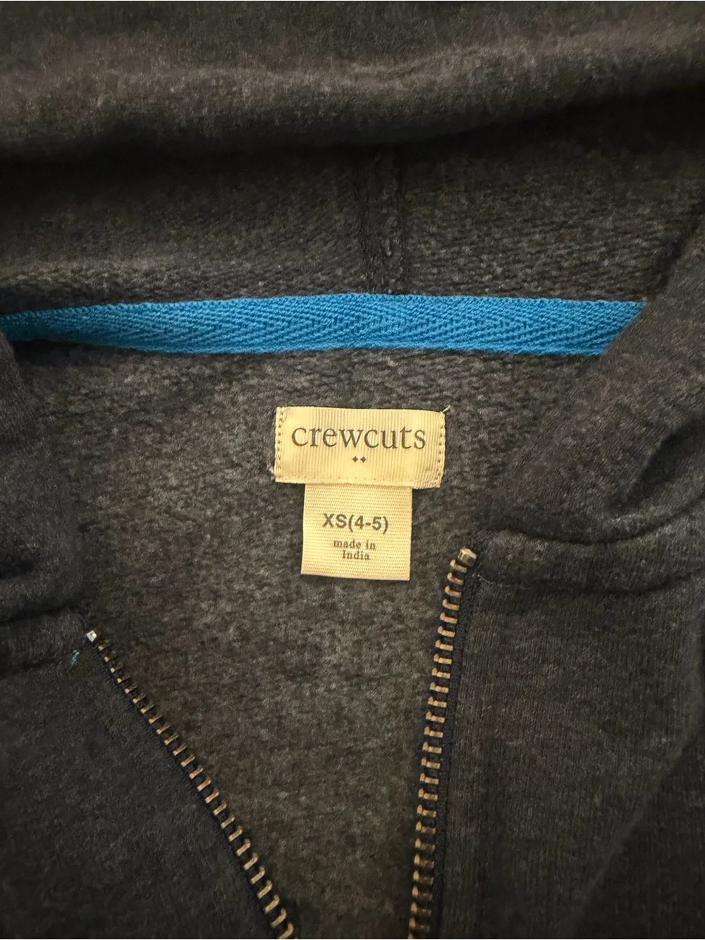 Navy blue Zip-Up Hooded Sweatshirt - Kids (JCrew)